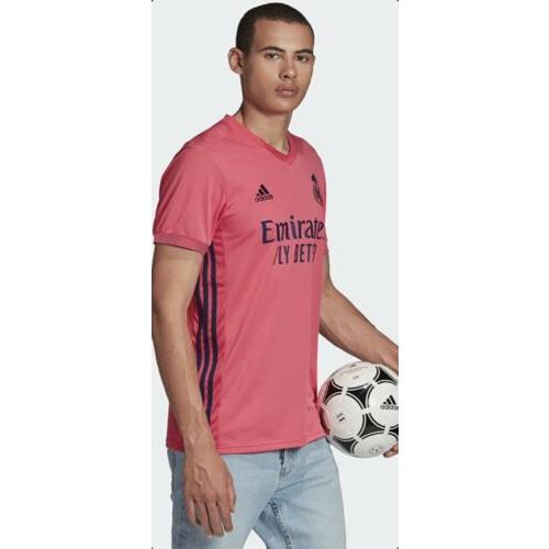 2021/22 Adidas Arsenal Alternate Pink Climalite Jersey Mens XL