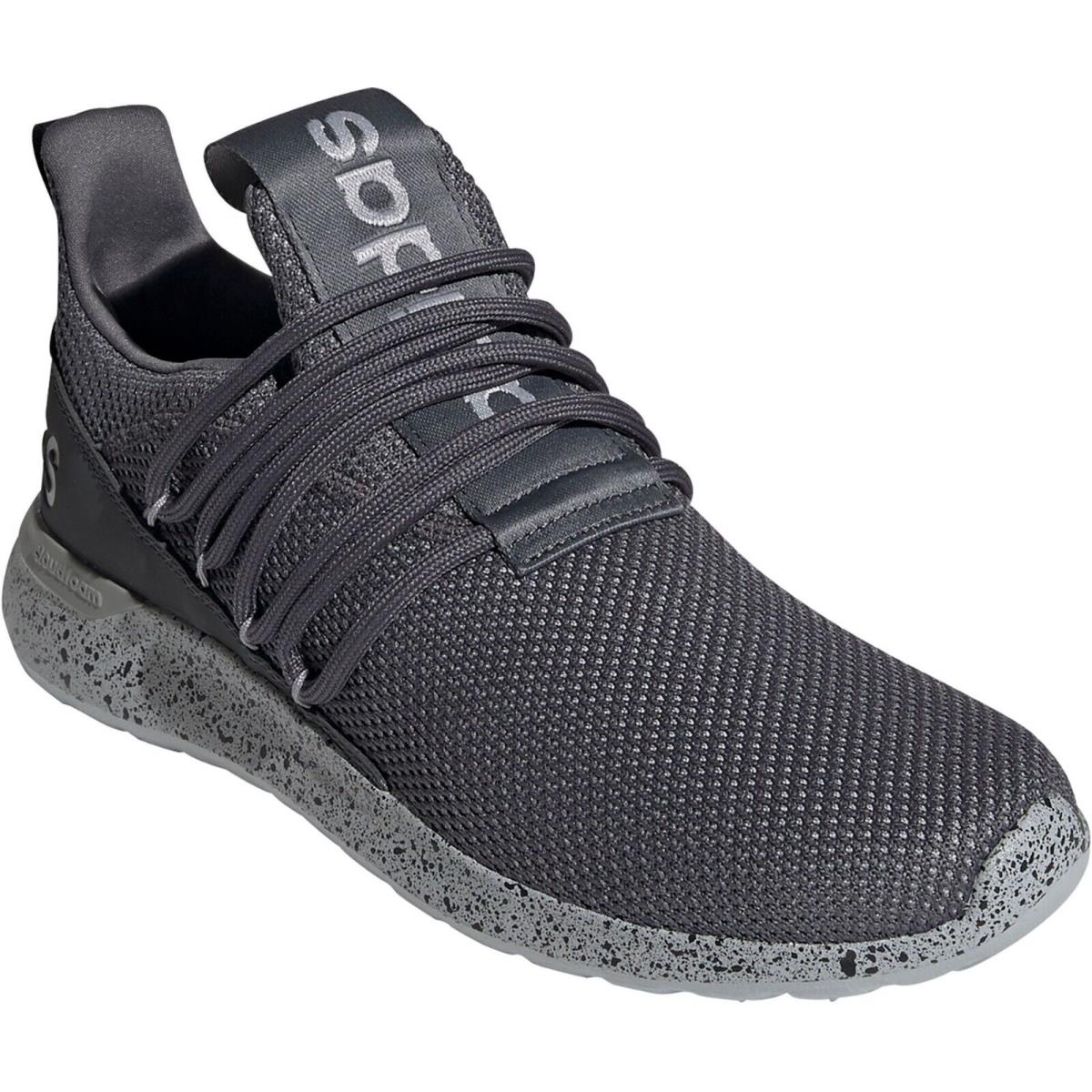 Adidas Men`s Lite Racer Adapt 3.0 Shoes - Grey Black - Size 8 Last One Left - Grey Black