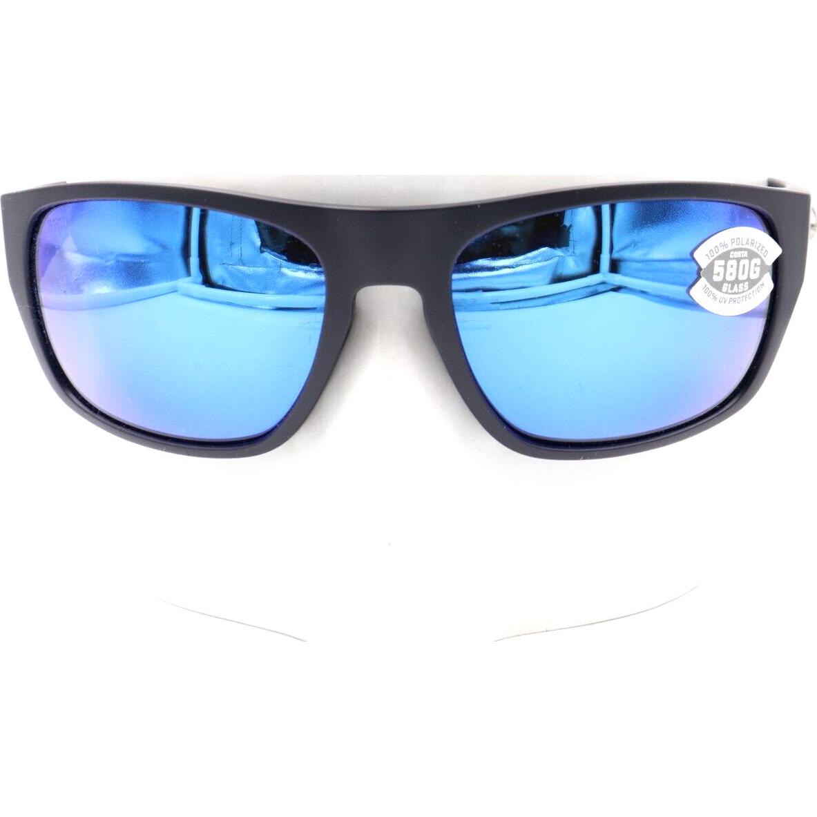 Costa Del Mar Tico Matte Black Blue 580G Sunglasses 06S9036 90361760