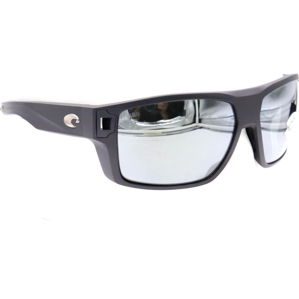 Costa Del Mar Diego Matte Black Gray/silver 580G Sunglasses 06S9034 90340362