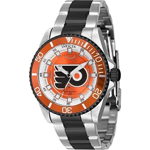 Invicta Women`s 42215 Nhl Quartz 3 Hand White Silver Red Black Dial Watch