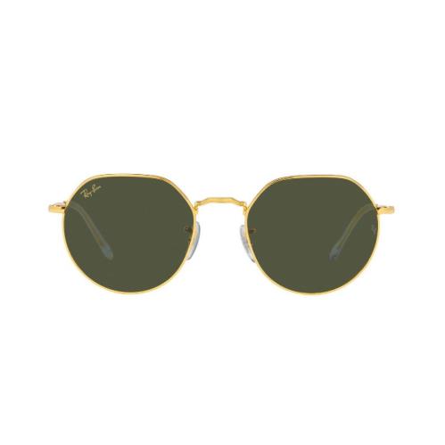 Ray-ban Men`s Geometric Legend Gold Green Sunglasses RB3565-919631-53