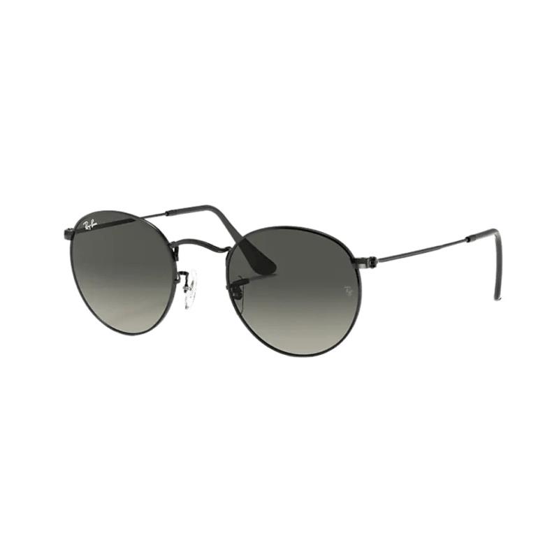 Ray-ban Round Flat Legend Metal Grey Unisex Sunglasses RB3447N 002/71 50