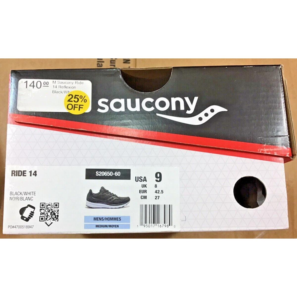 Saucony shoes  - Black/White 4