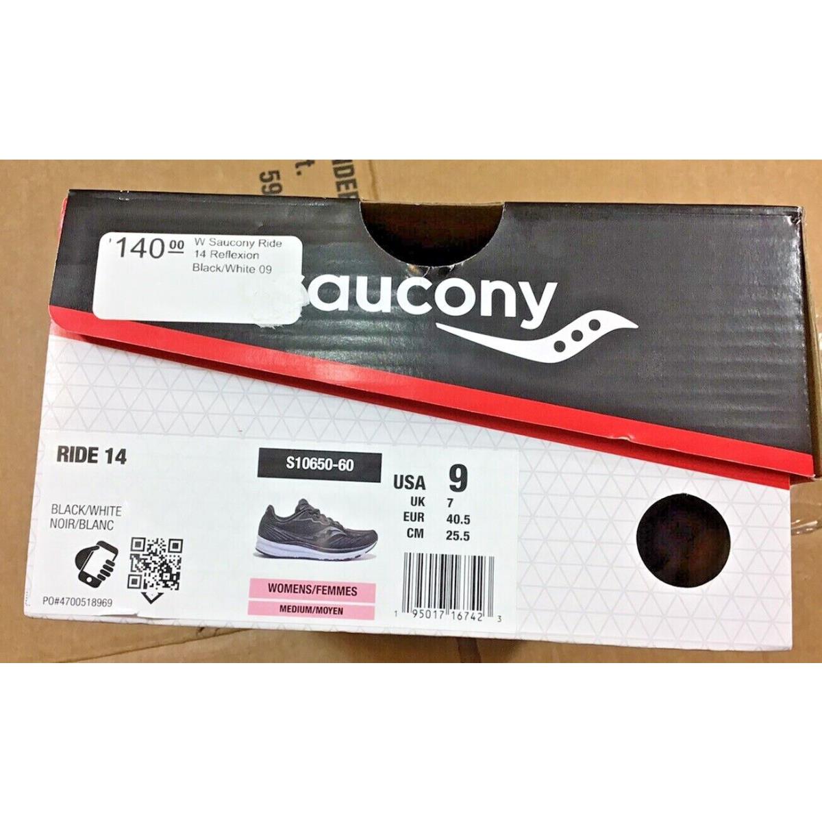 Saucony shoes  - Black/White 4