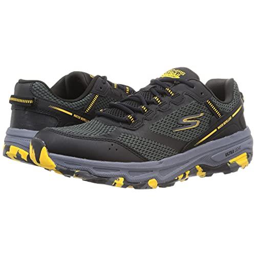 black and yellow skechers