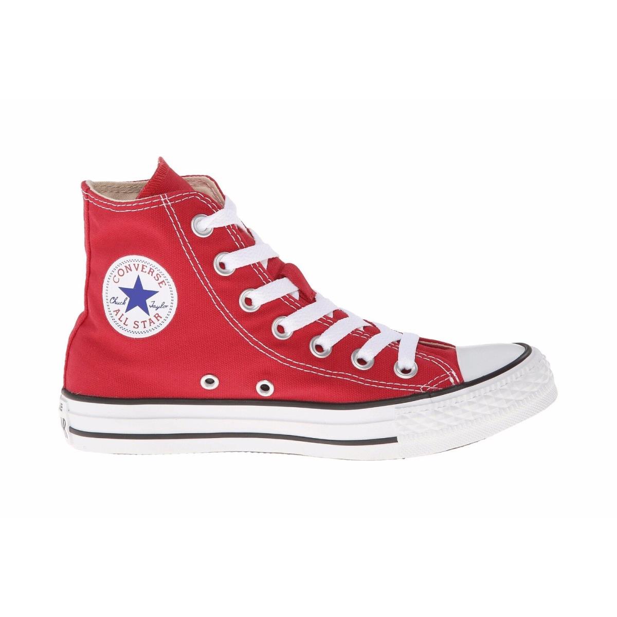 Converse All Star Chuck Taylor Red Hi Top Canvas Women`s Shoes Sneakers M9621 - Red