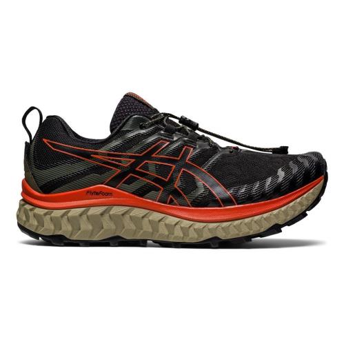 Asics Gel Trabuco Max Black Tomato Running Shoes Men`s Sizes 8-13