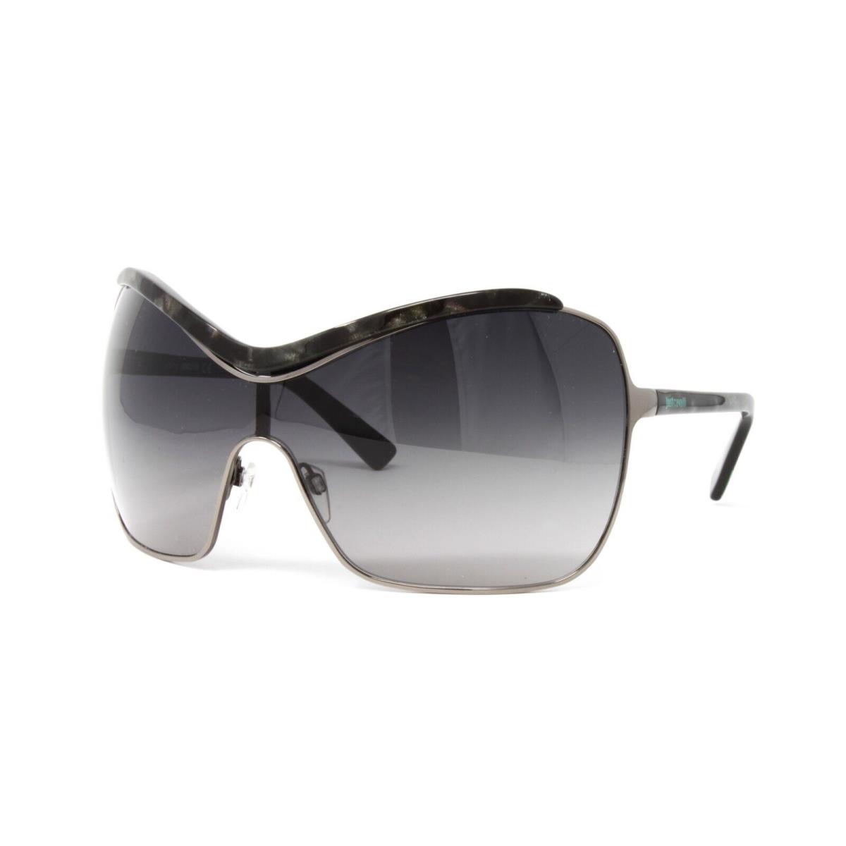 Just Cavalli Women`s Oversized Shield Sunglasses JC504S 05B Gunmetal - Frame: , Lens: Gray