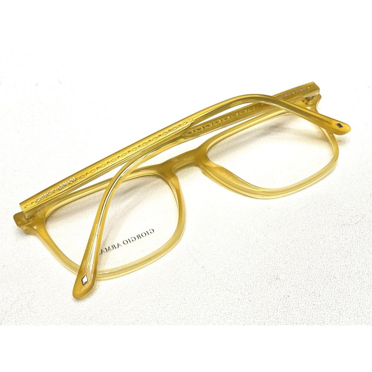 Giorgio Armani eyeglasses  - Translucent Yellow / Honey , Honey Frame, 5027 Manufacturer 4