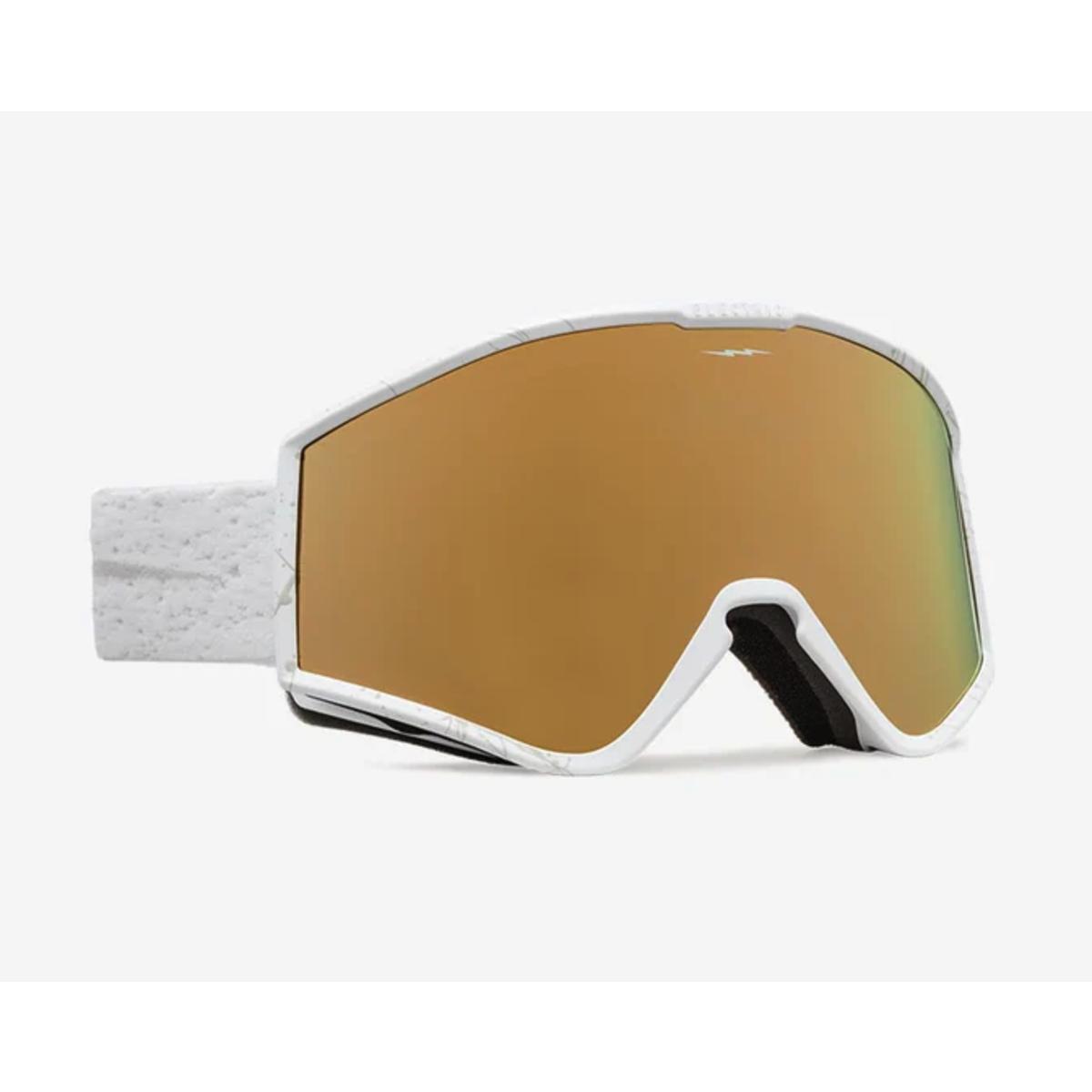 Electric Kleveland Small 2022 Goggles Matte Speckled White Gold Chrome