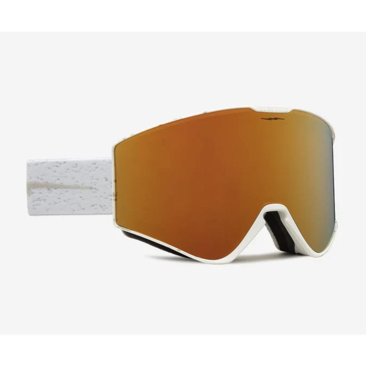 Electric Kleveland II 2022 Goggles Matte Speckled White Auburn Gold+bonus Honey