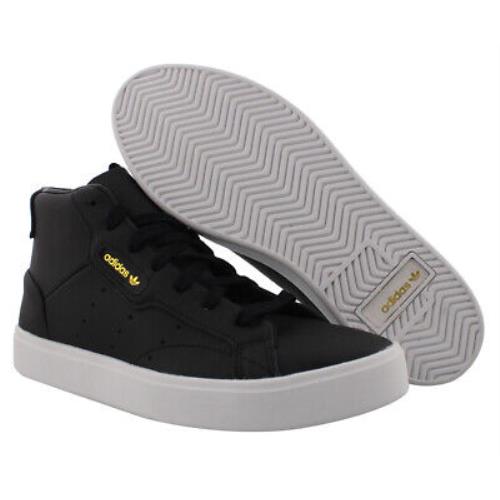 Adidas Originals Sleek Mid Womens Shoes - Black/White , Black Main