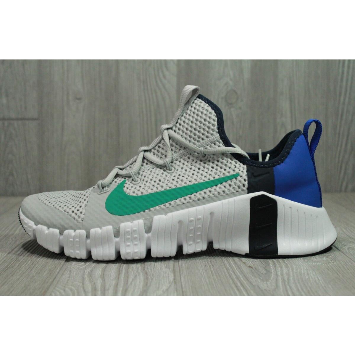 Nike Free Metcon 3 Grey Fog Neptune Green Shoe CJ0861-043 Crossfit