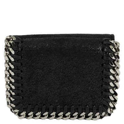 Stella Mccartney Black Ladies Falabella Small Flap Wallet 521371 W9132-1000
