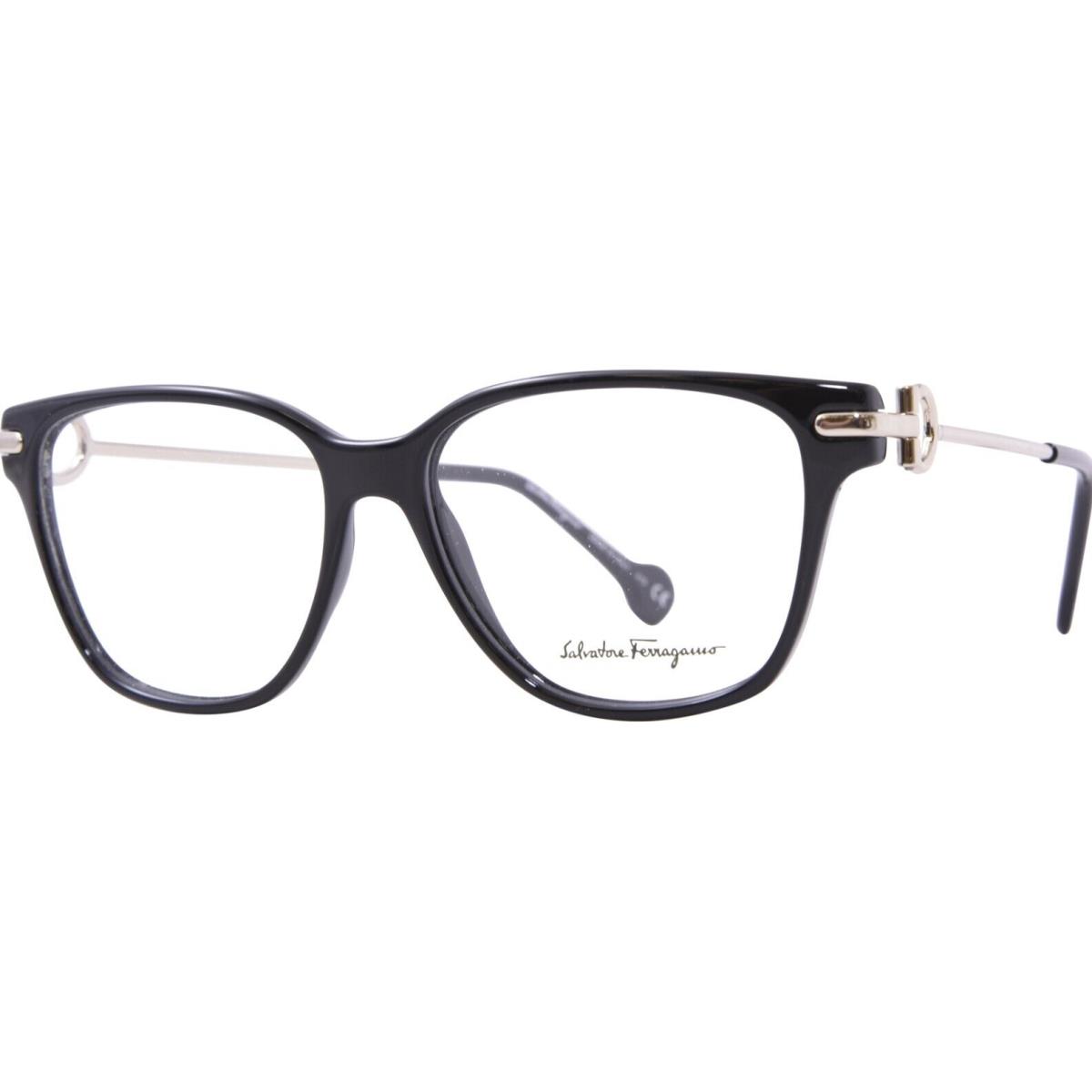 Salvatore Ferragamo SF2864 001 Eyeglasses Frame Women`s Black Full Rim 53mm