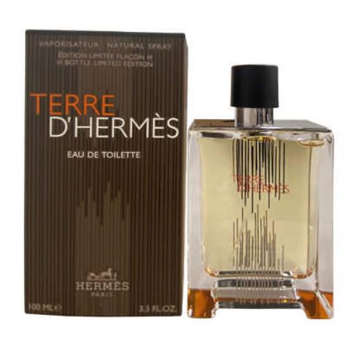 Terre D`hermes H Bottle Edition by Hermes Men Edt 3.3 / 3.4 oz