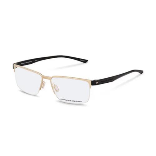 Porsche Design P8352 B Eyewear Optical Frame Matte Pale Gold Rectangular