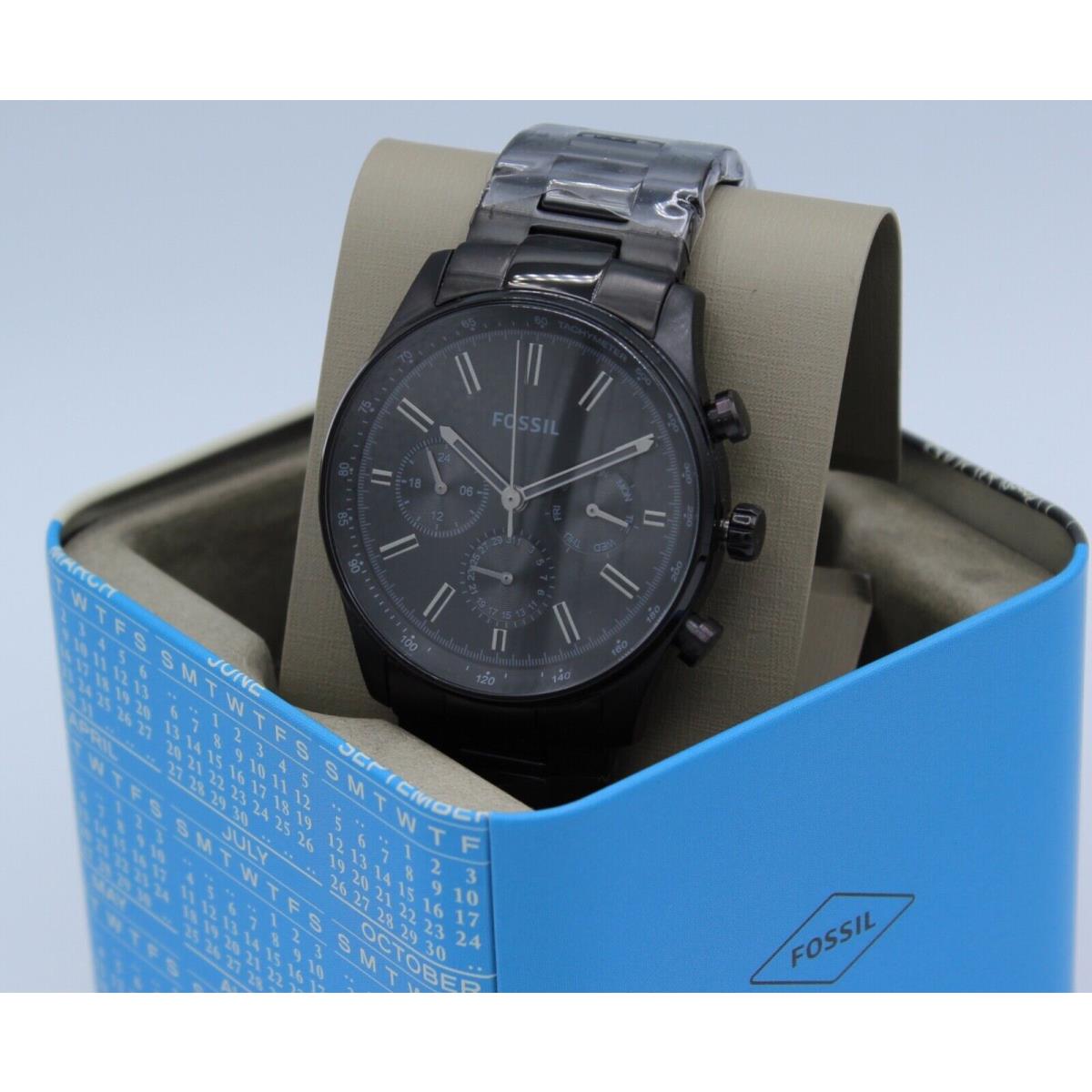 Fossil Sullivan Black Chronograph Men`s BQ2448 BQ2448IE Watch