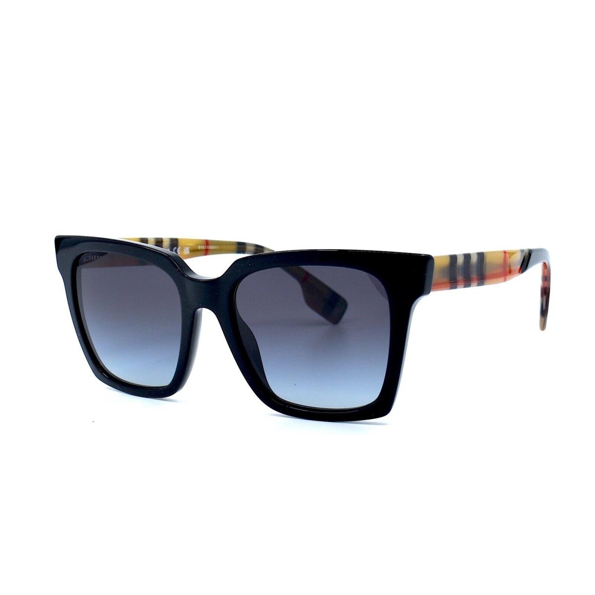Burberry Maple BE4335 Black Grey Gradient Sunglasses 53-18-140