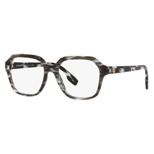 Burberry eyeglasses Isabella - White/Black Frame, Demo Lens 0