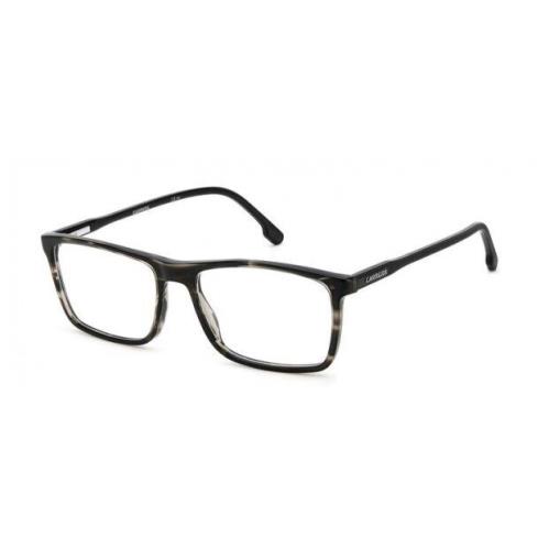 Carrera 225 02W8 Grey Horn Rectangle Men`s Eyeglasses