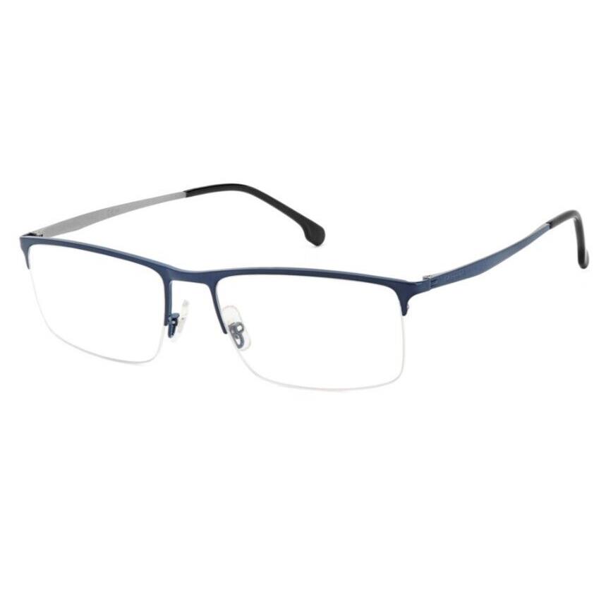 Carrera 8875 0FLL Matte Blue Rectangle Men`s Eyeglasses