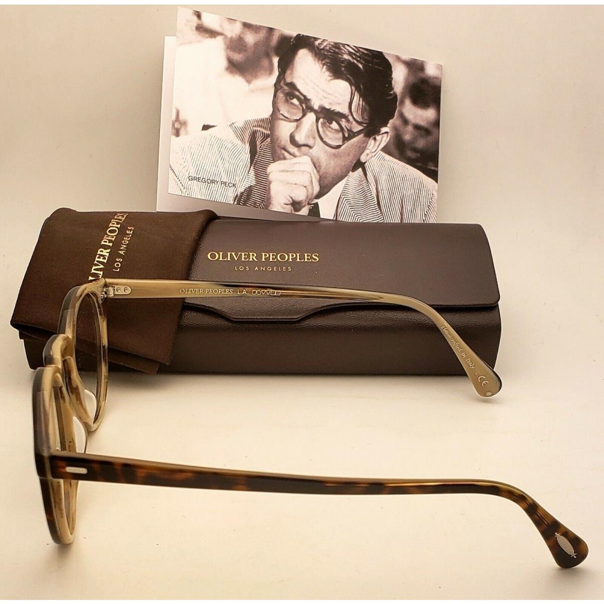 Oliver Peoples Eyeglasses Gregory Peck OV 5186 1666 50-23 Tortoise Horn  Frames - Oliver Peoples eyeglasses - 827934459595 | Fash Brands