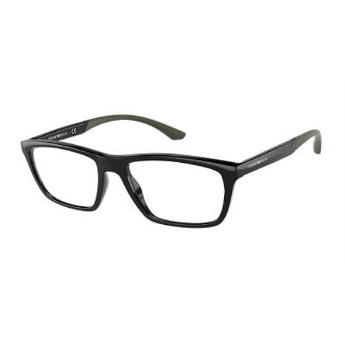 Emporio Armani 0EA3187F-5017-56 Black Eyeglasses