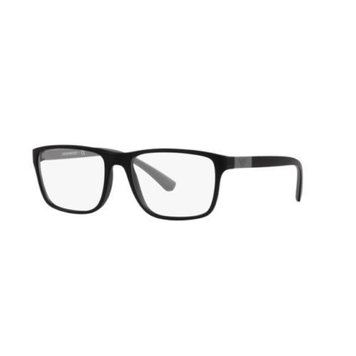 Emporio Armani 0EA3091-5001-55 Black Eyeglasses