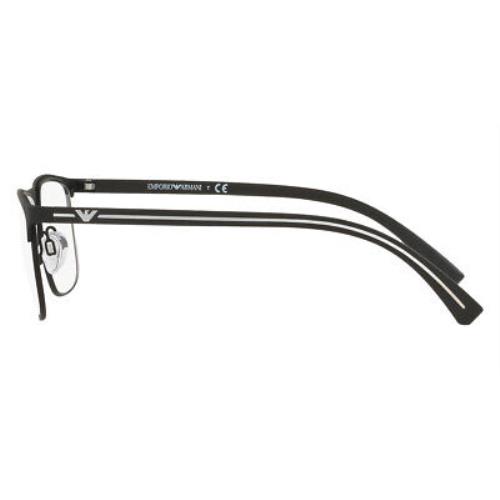 Emporio Armani eyeglasses  - Black Frame, Demo Lens, Rubber Black Model 1