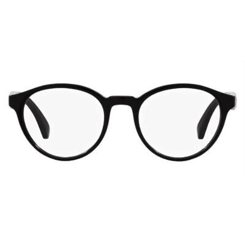 Emporio Armani EA3176 Women Eyeglasses Oval Black 49mm