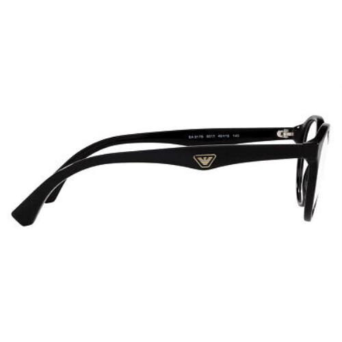 Emporio Armani eyeglasses  - Black Frame, Demo Lens, Black Model 3