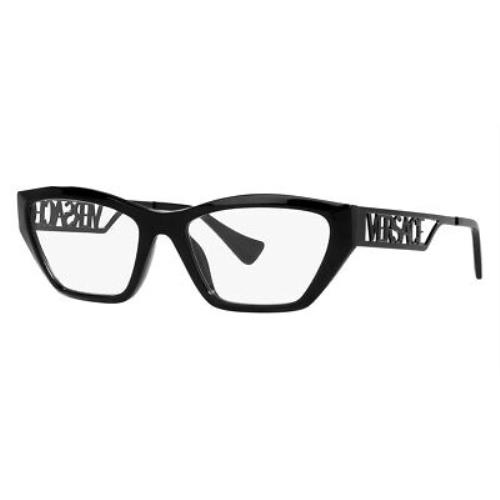 Versace eyeglasses  - Black Frame, Demo Lens 0