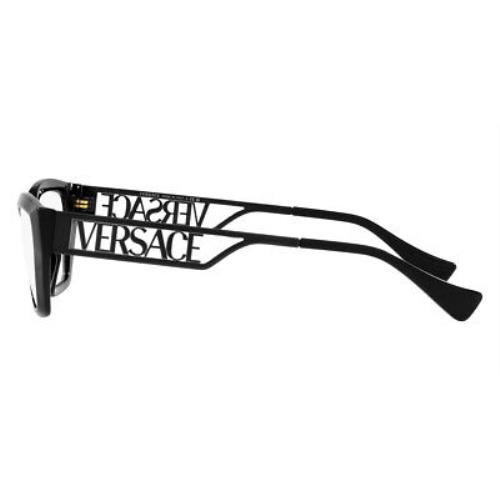 Versace eyeglasses  - Black Frame, Demo Lens 1