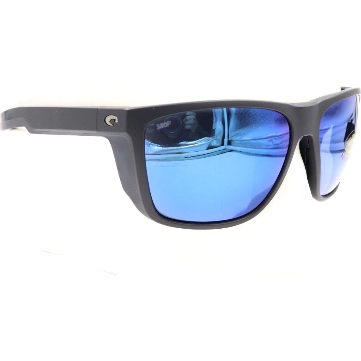 Costa Del Mar Ferg XL Matte Black Blue 580P Sunglasses 06S9012 90120562