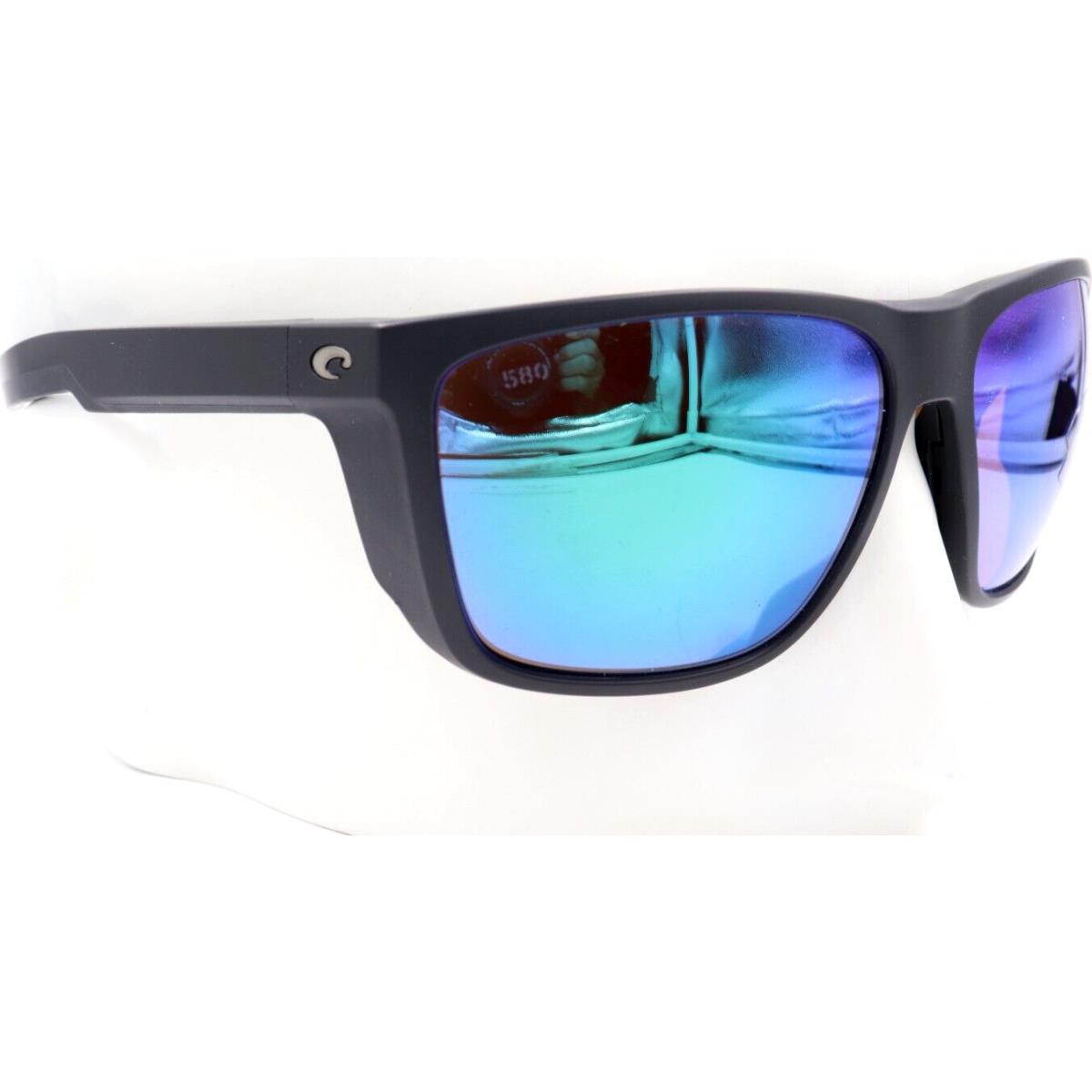 Costa Del Mar Ferg XL Matte Black Green 580G Sunglasses 06S9012 90120262