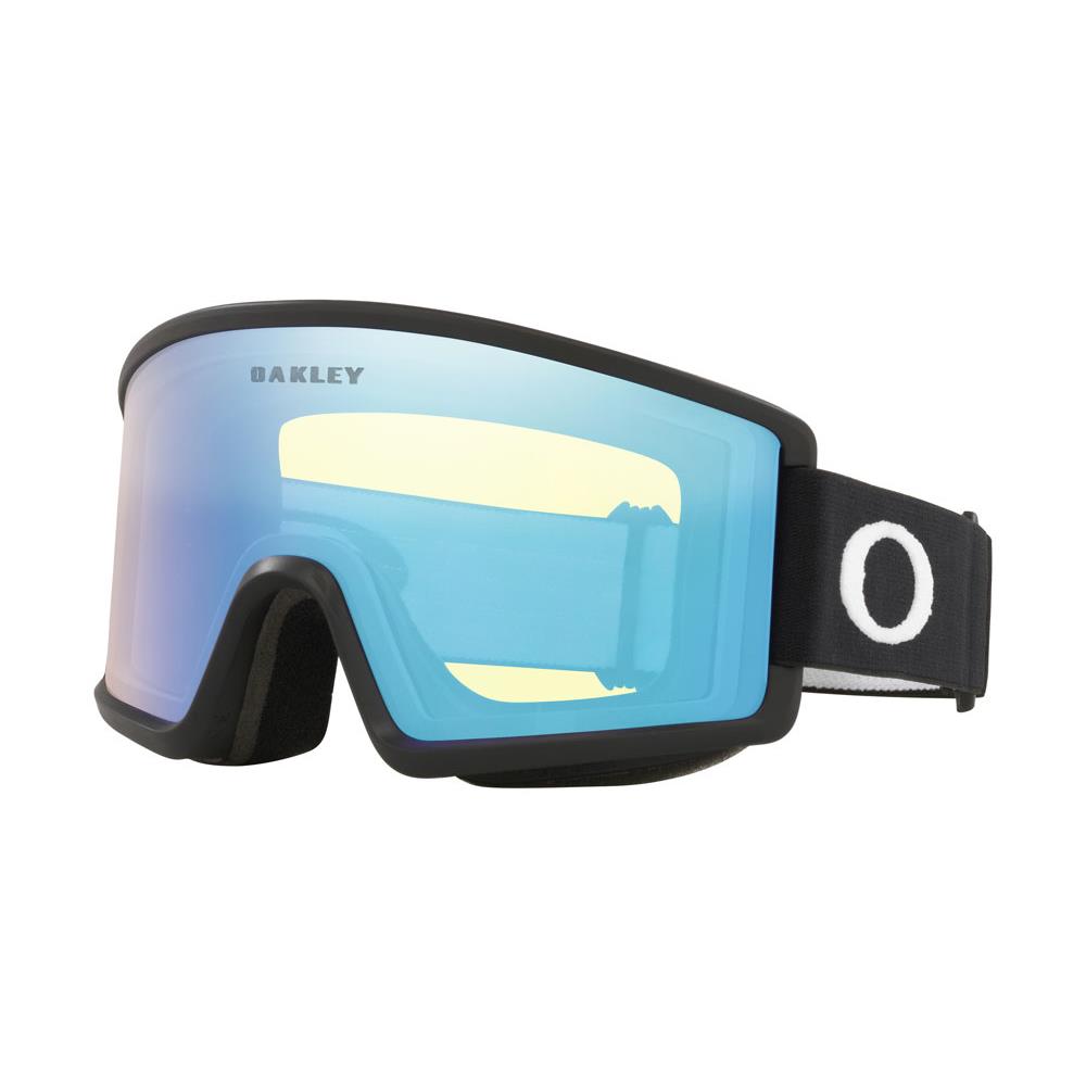 Oakley Target Line L Goggles -new- Cylindrical Oakley Hdo Lens- Oakley Mat Black / Hi Yellow 66% Cat 1