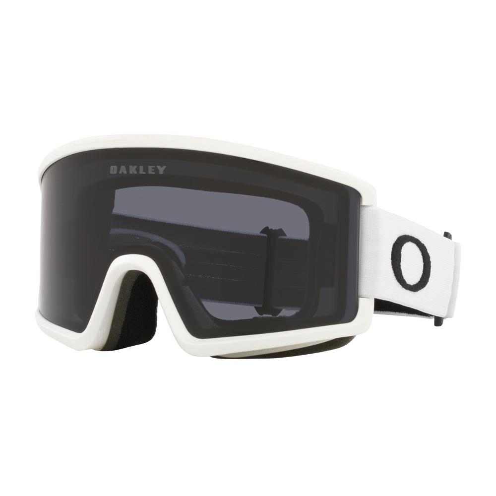 Oakley Target Line L Goggles -new- Cylindrical Oakley Hdo Lens- Oakley Mat White / Dark Grey 14%