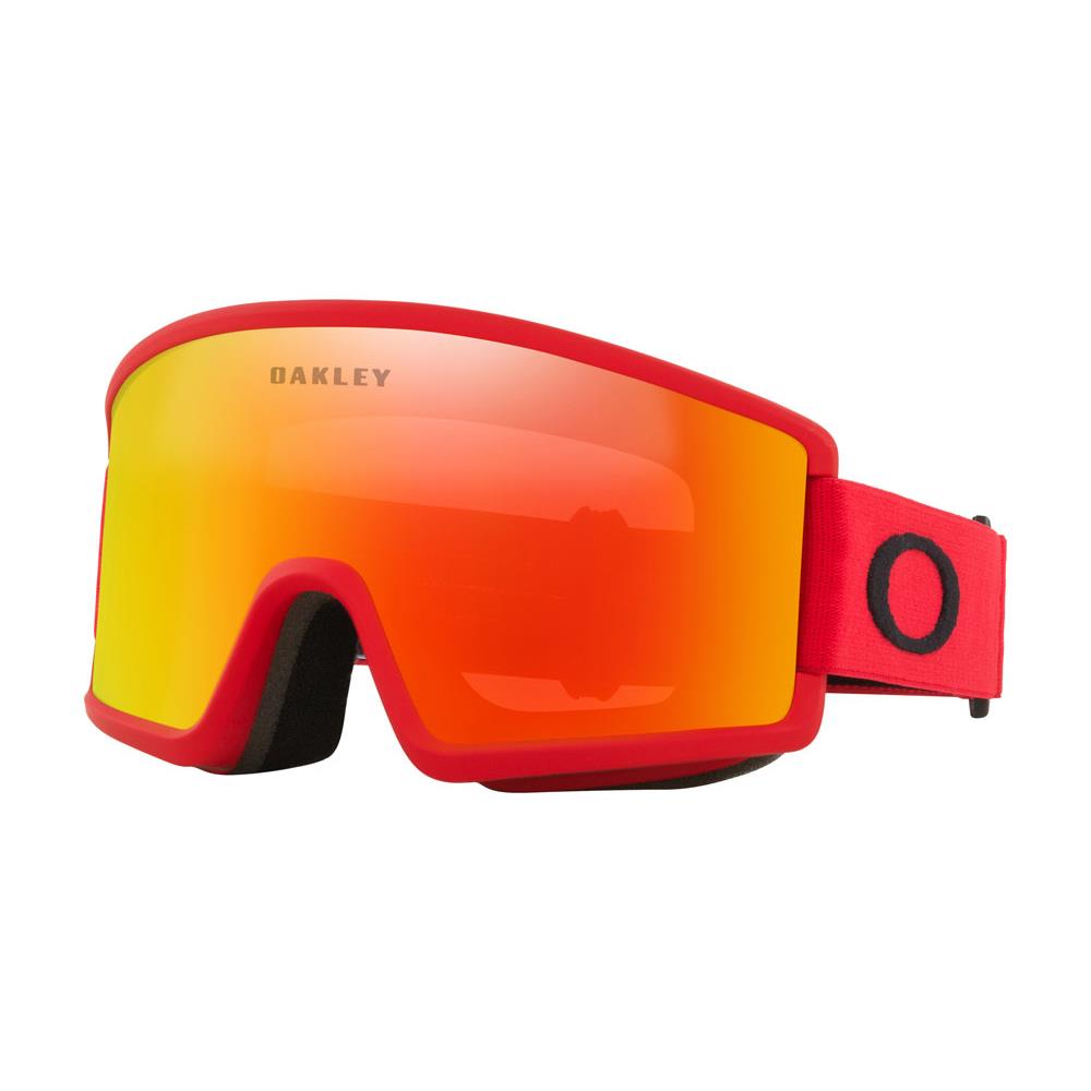 Oakley Target Line L Goggles -new- Cylindrical Oakley Hdo Lens- Oakley Redline / Fire Iridium 12% Cat 3