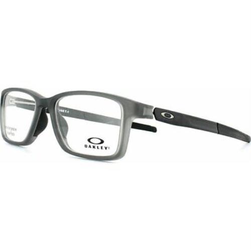 OAKLEY-OX8112 Guage 7.1 02 Rectangle Eyeglasses Satin Gray Smoke ...