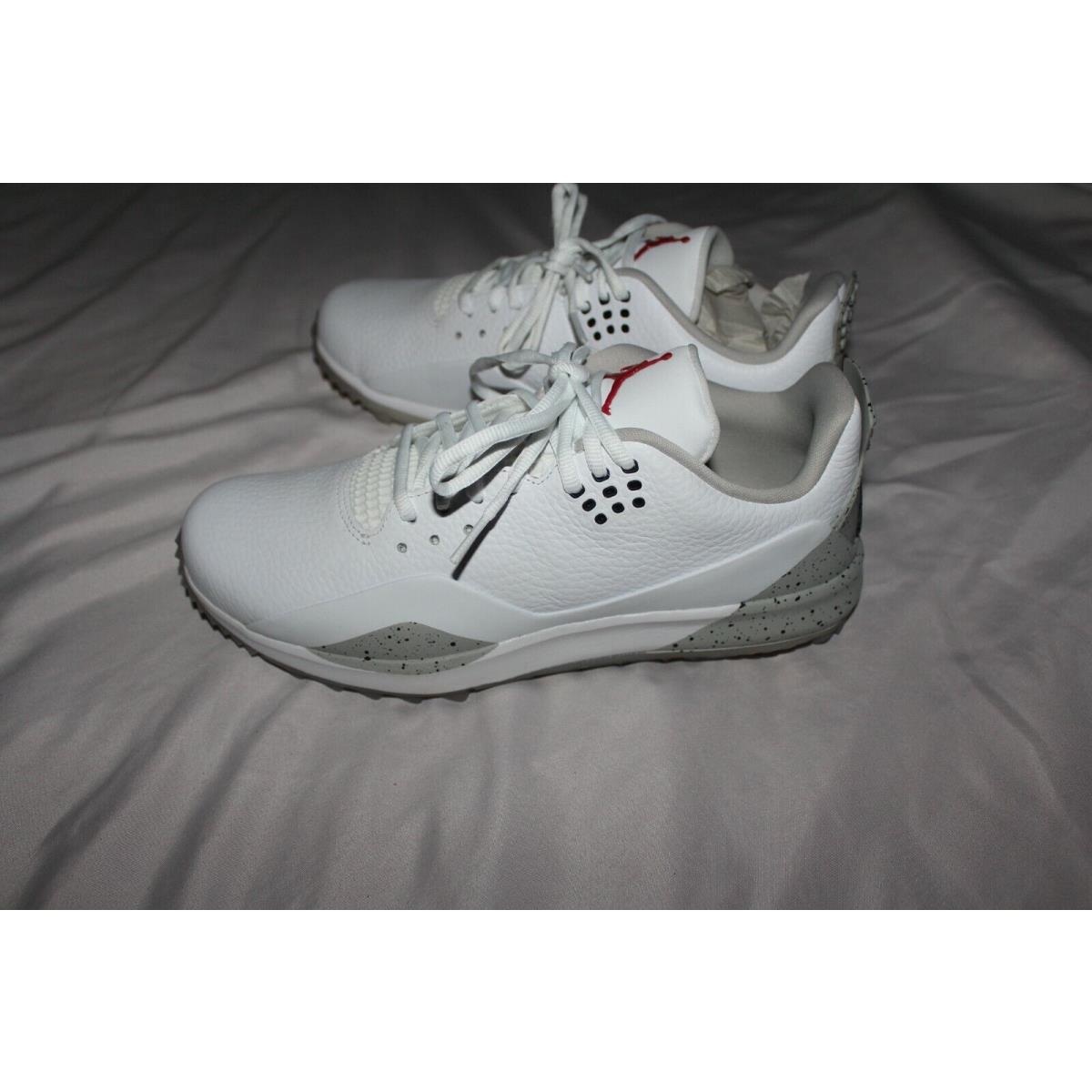 Nike Air Jordan Adg 3 Cement Grey White Black CW7242-100 sz 8 Golf Shoes No Lid