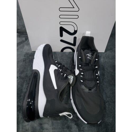 Nike Air Max 270 React Black White Shoes Mens US 10.5 CI3866 004