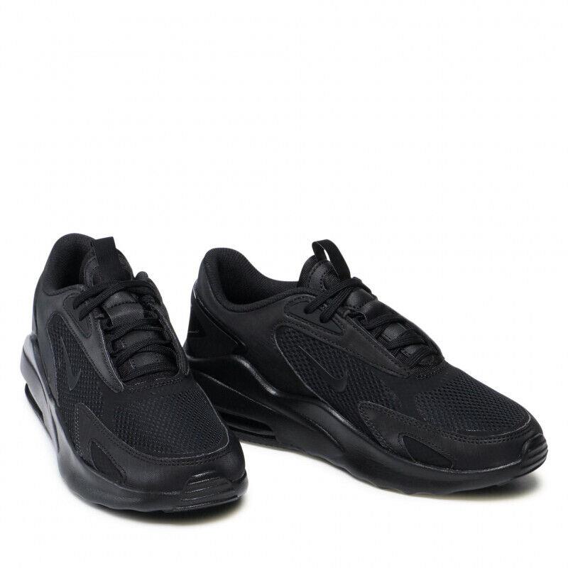 Nike Air Max Bolt CU4151-001 Men Triple Black Athletic Running Shoes US 13 LB288