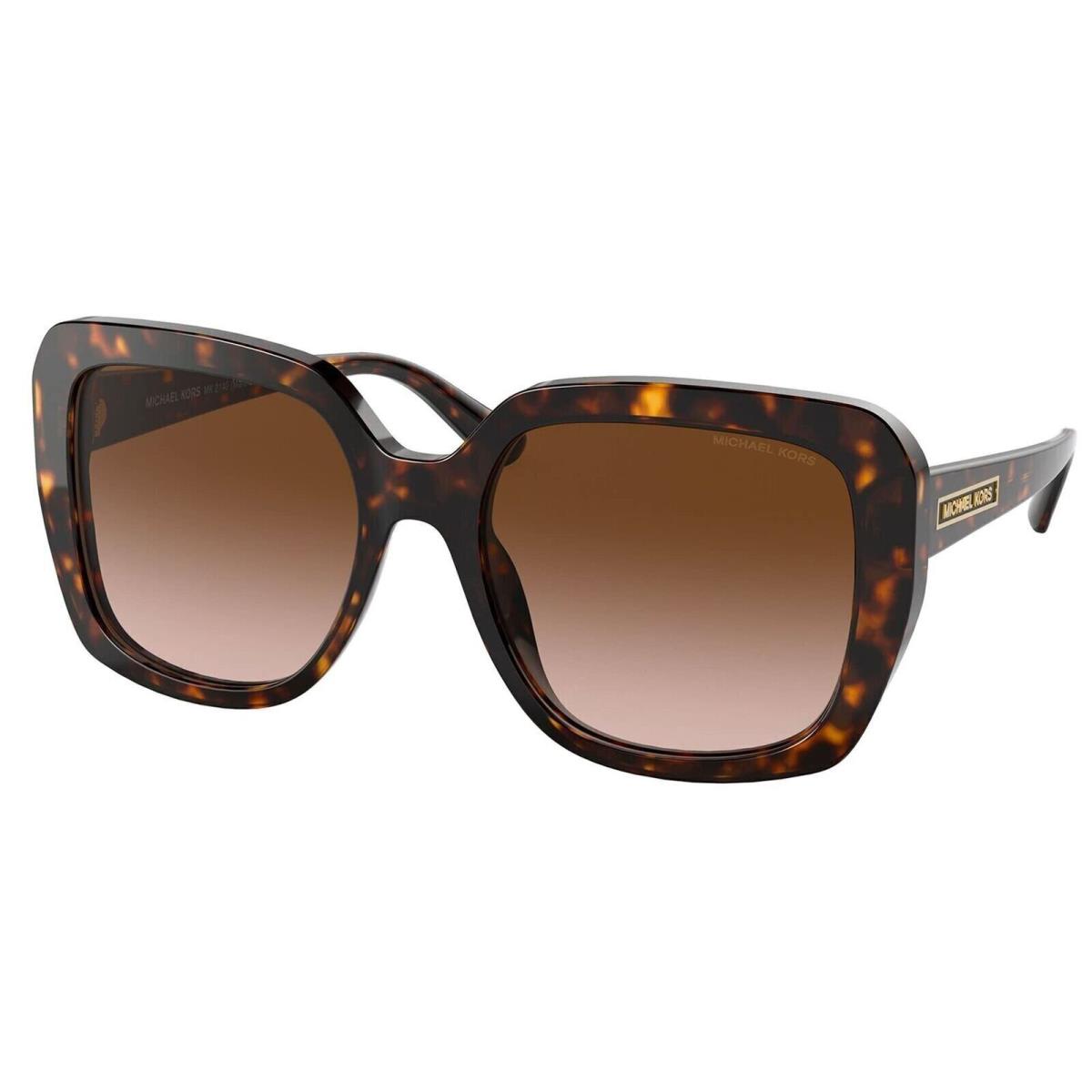 Michael Kors MK2140 Manhasset Dark Tortoise/brown Gradient Sunglasses