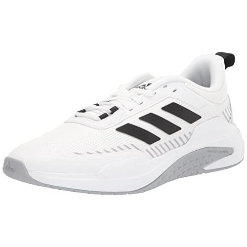 Adidas Men`s Dlux Trainer Running Shoe White/Core Black/Halo Silver