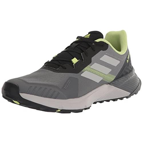 Adidas Men`s Terrex Soulstride Trail Running Shoes - Choose Sz/col Grey/Grey/Pulse Lime