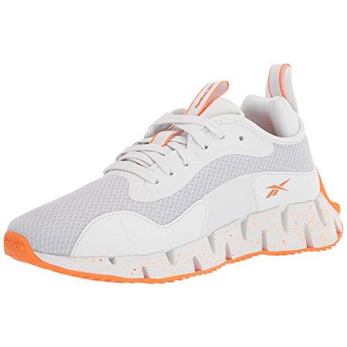 Reebok Men`s Zig Dynamica Running Shoe True Grey/High Vis Orange/Carotene