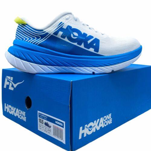 Women Hoka One Carbon X SZ10.5M Running Shoes White 1102887-WALB with Box.cj