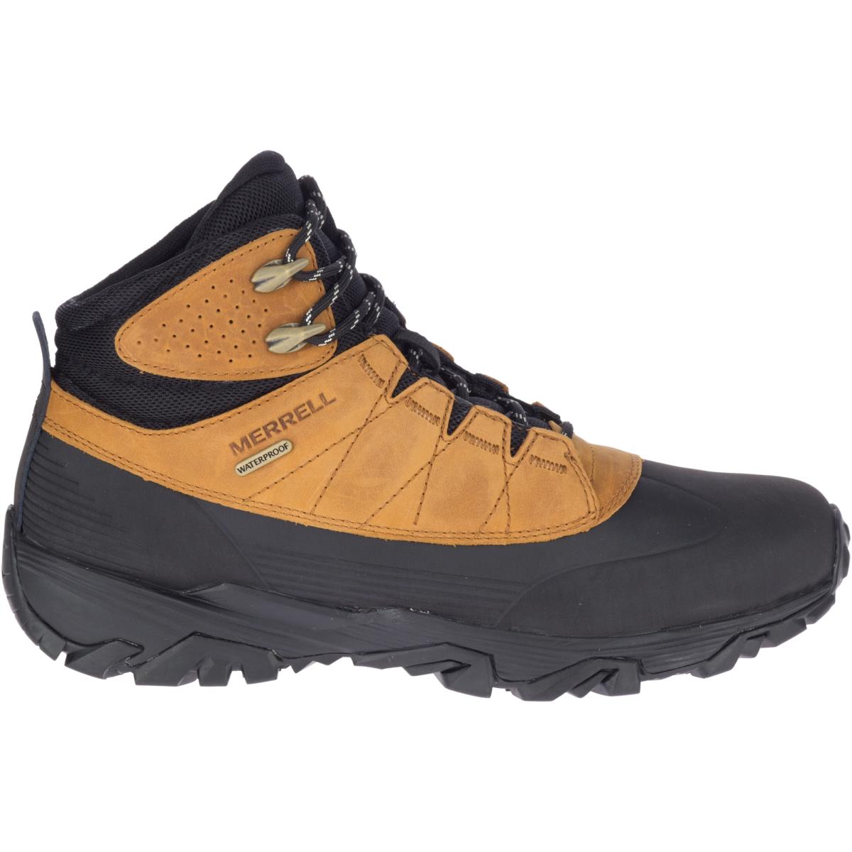 Merrell Men Coldpack Ice+ 6 Polar Waterproof Boots Leather Wheat